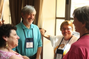 Teachers connecting at the Greater Good Science Center’s <a href=“https://ggsc.berkeley.edu/who_we_serve/educators/summer_institute_for_educators”>Summer Institute for Educators</a>