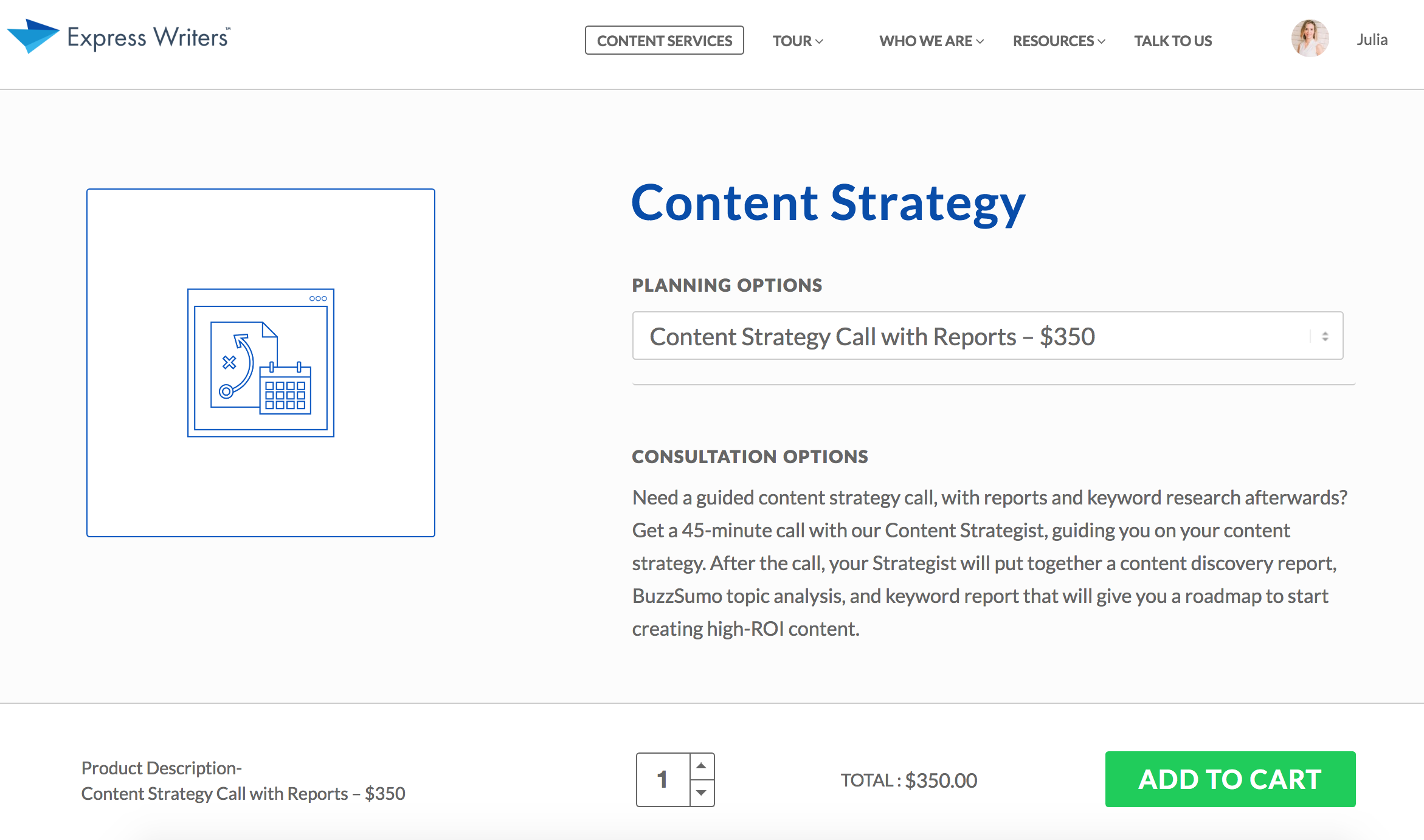 new content strategy service