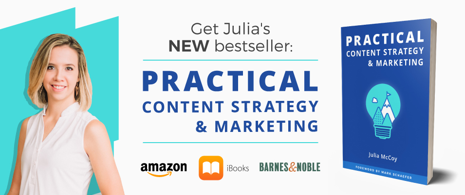 practical content strategy & marketing book cta