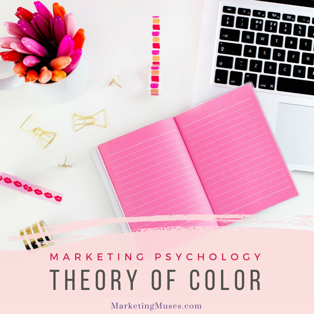 infographic using marketing psychology: theory of color