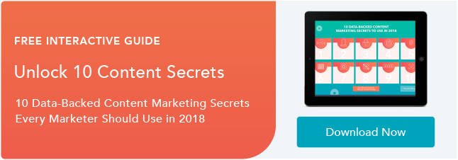 Unlock 10 Data-Backed Content Marketing Secrets to Use in 2018