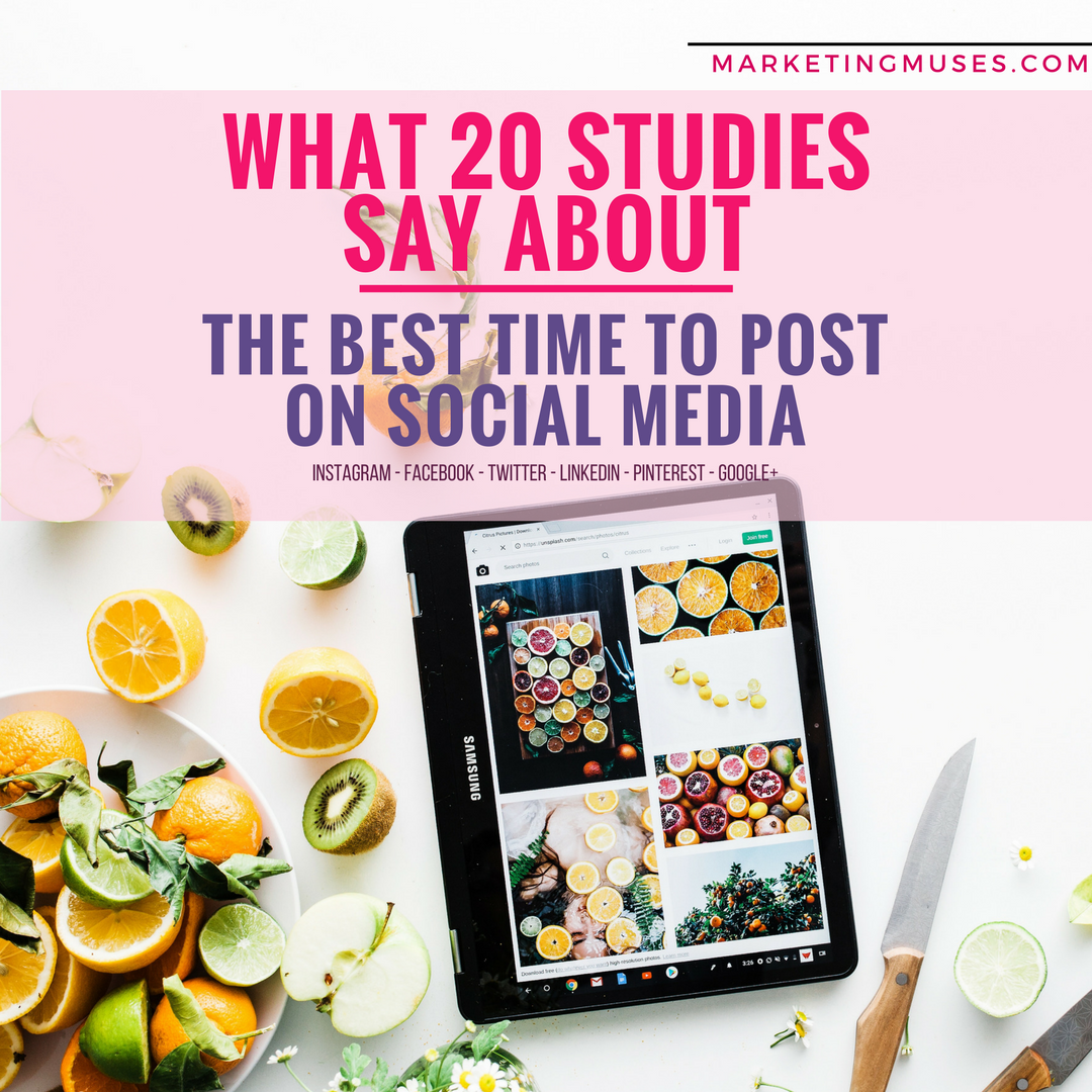 The Best Time to Post on Instagram, Facebook, Twitter, LinkedIn, Pinterest, and Google+ [Infographic]