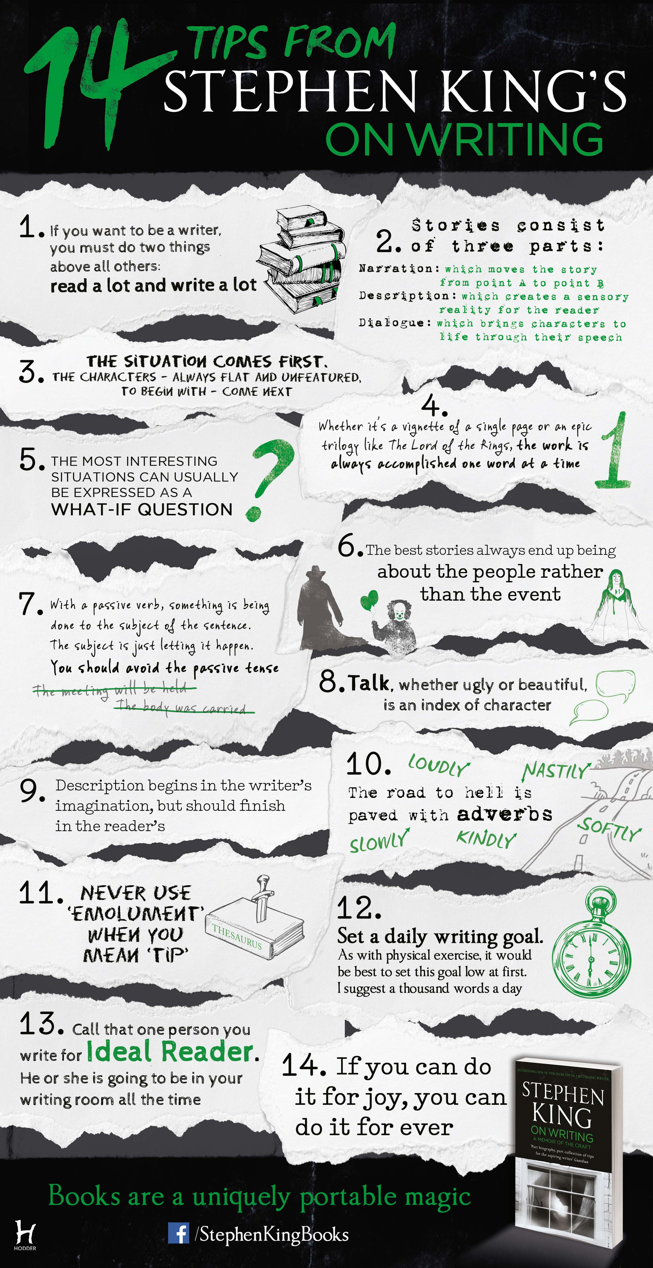 14 Tips From Stephen King’s Writing