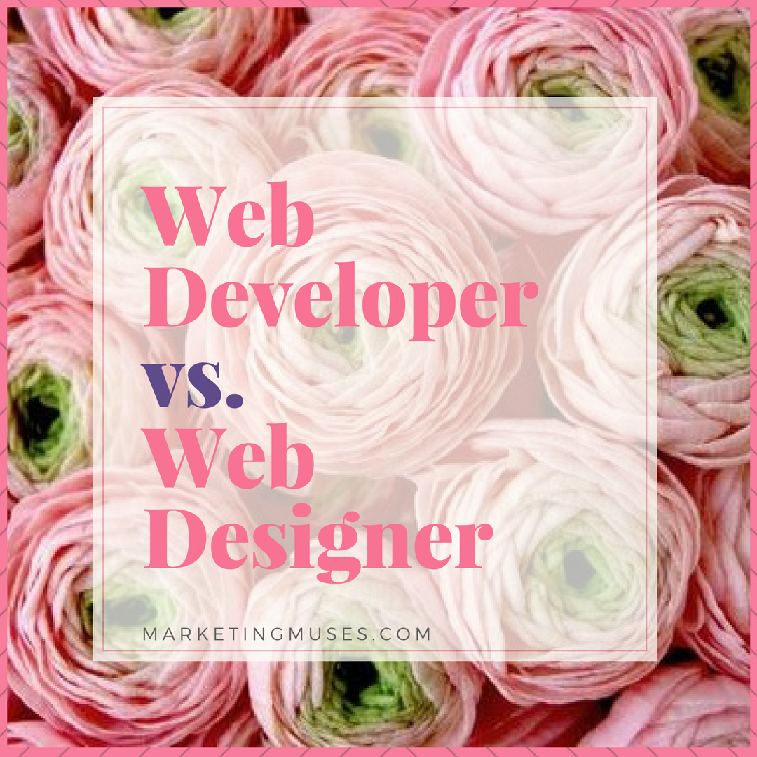Web Developer vs. Web Designer
